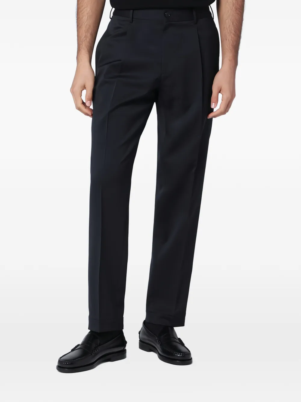 Santaniello zip single-breasted suit - Nero