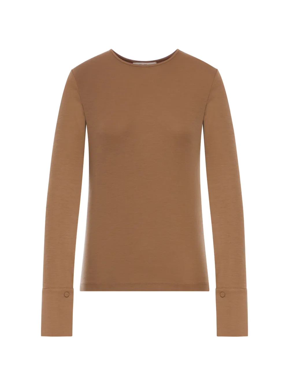 Max Mara Maglione con bottoni - Marrone
