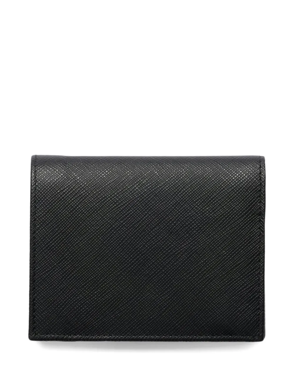 Prada triangle small wallet - Zwart