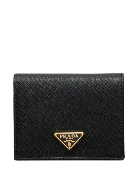 Prada triangle small wallet