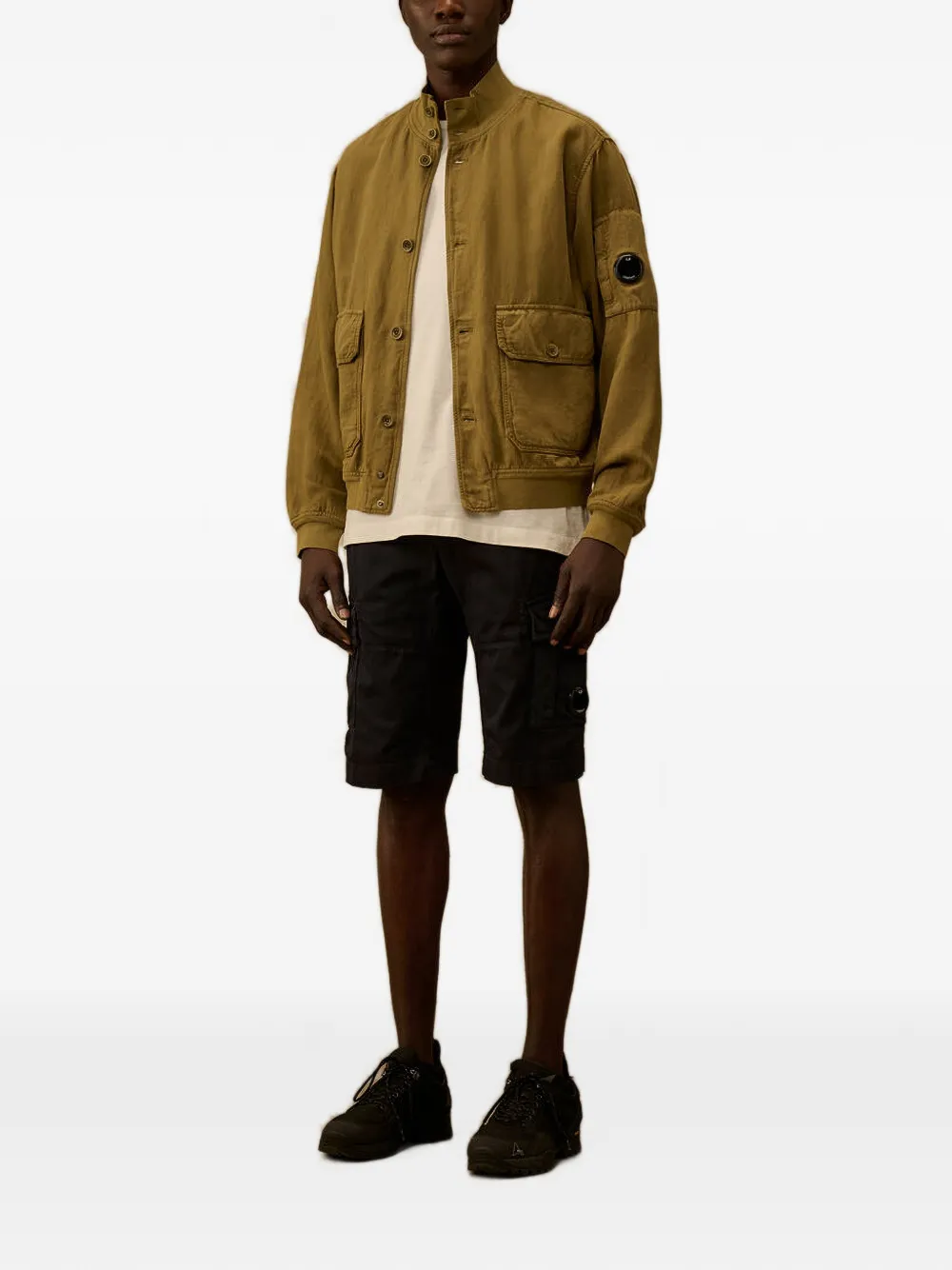 C.P. Company Cargo shorts Blauw