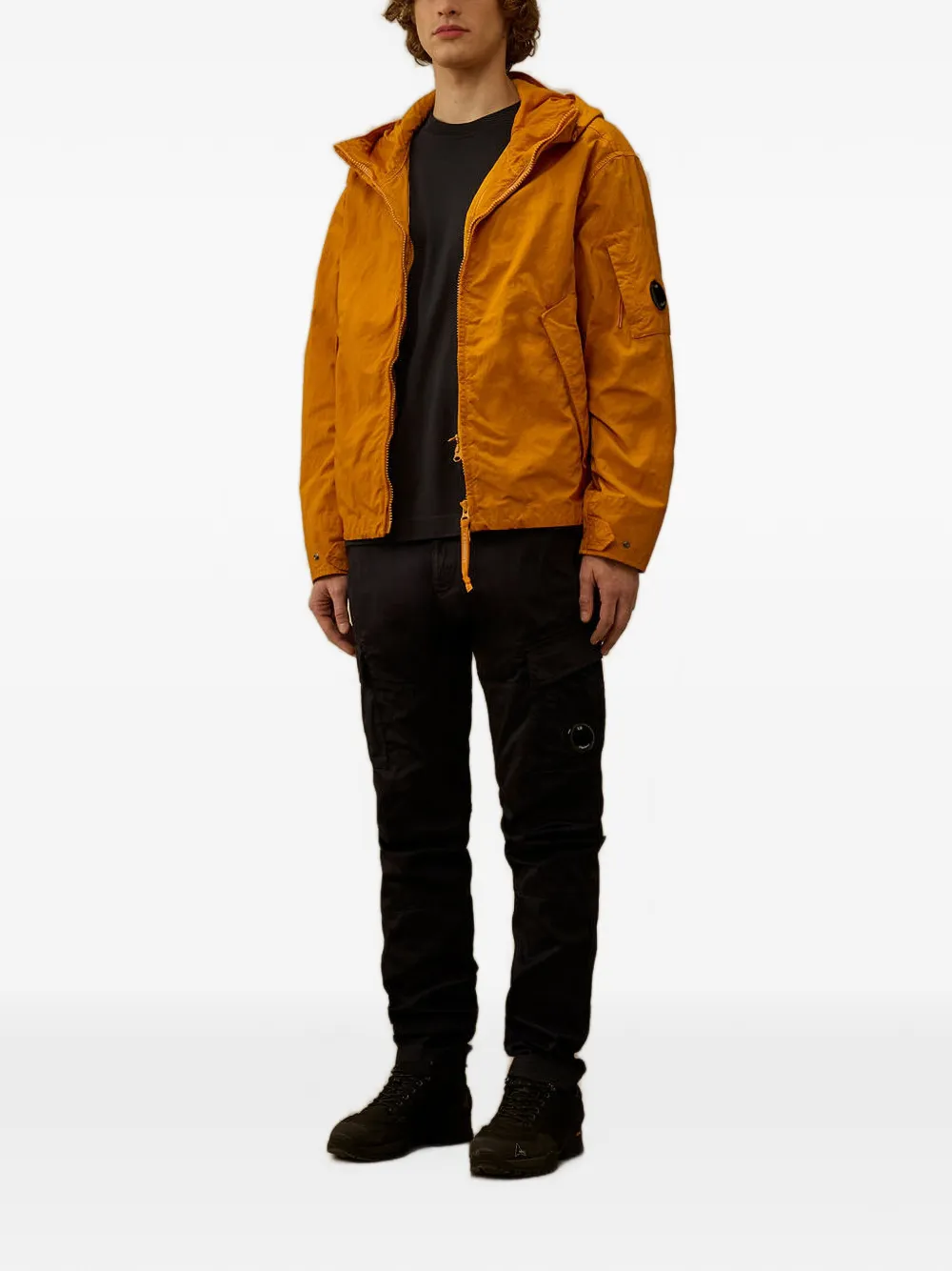 C.P. Company Katoenen broek met zak Blauw