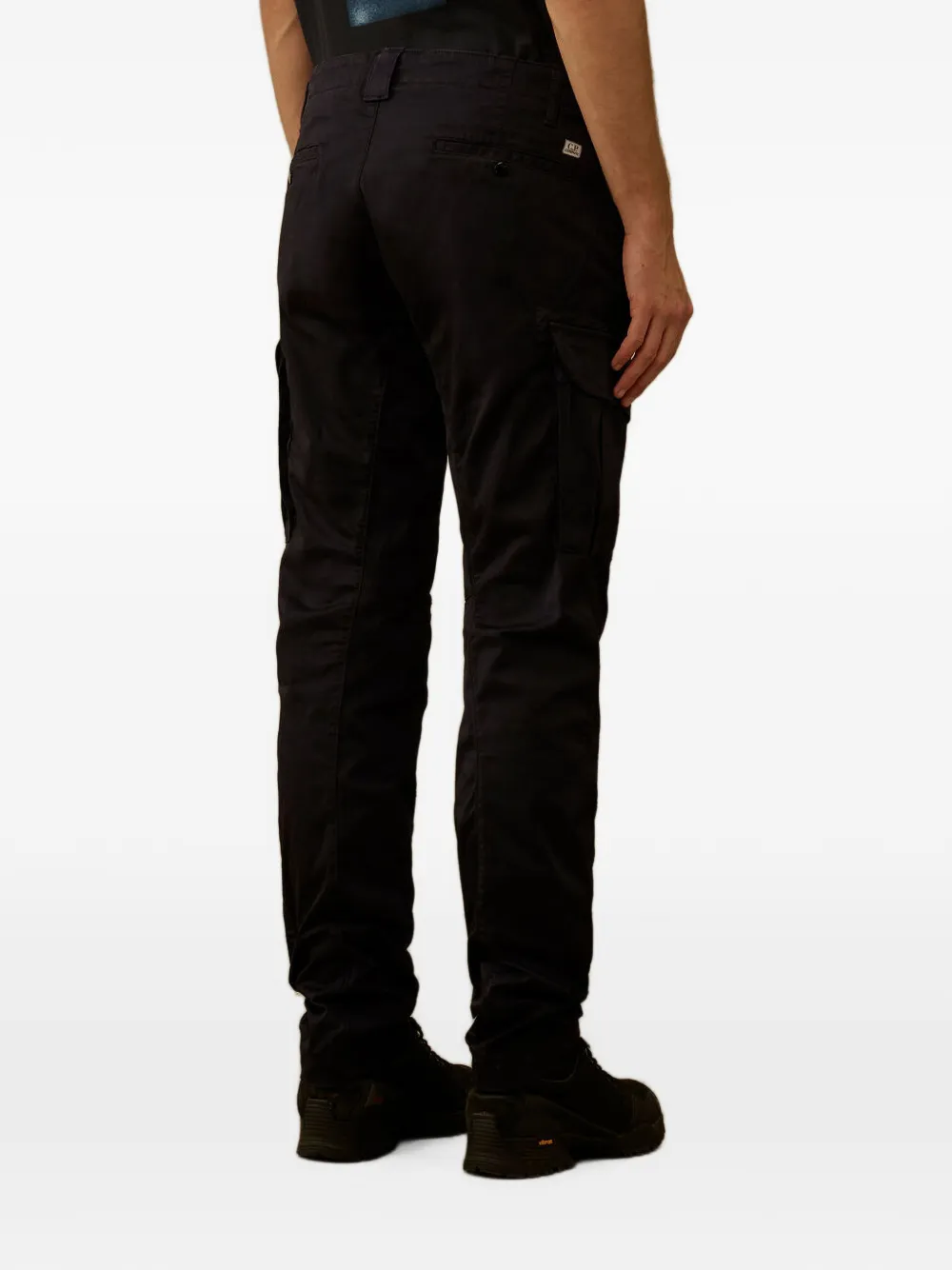 C.P. Company Katoenen broek met zak Blauw
