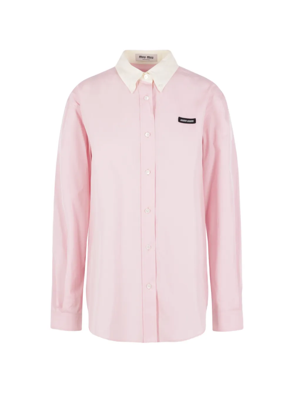Miu Miu collar cotton shirt - Rosa