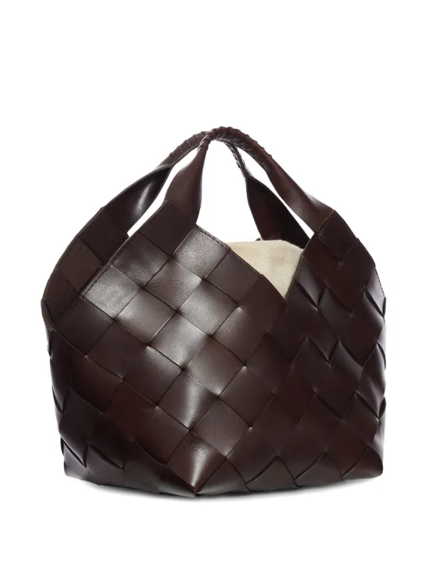 バッグ Dragon Diffusion Nantuchet Small DRAGON DIFFUSION Small woven-design Tote Bag | Brown | FARFETCH ZA