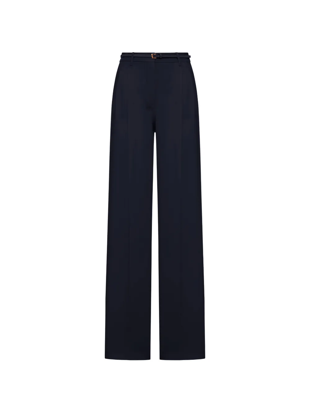 Max Mara Pantaloni a palazzo con cintura - Blu