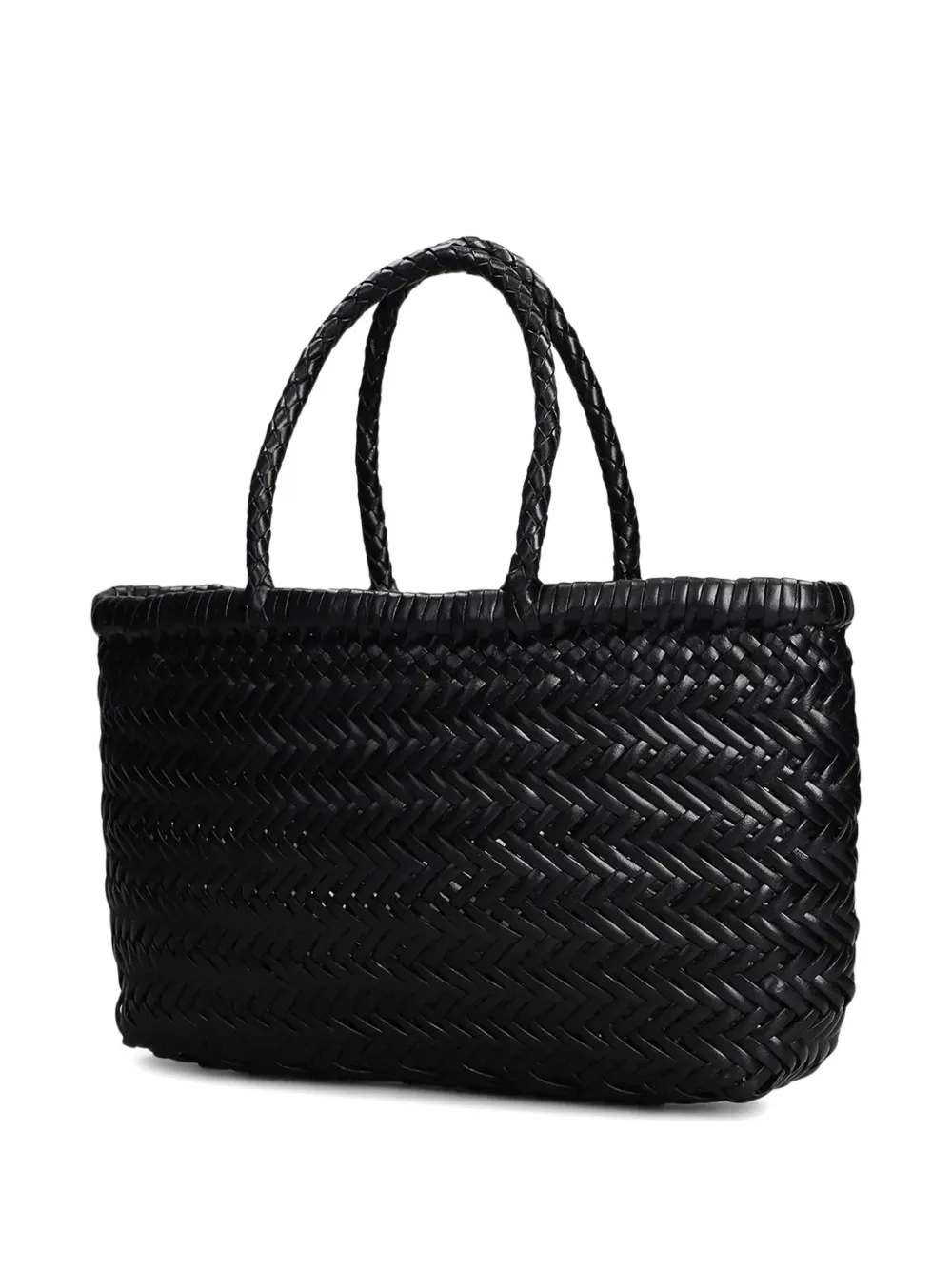 Mini Flat Gora Black Tote Bag