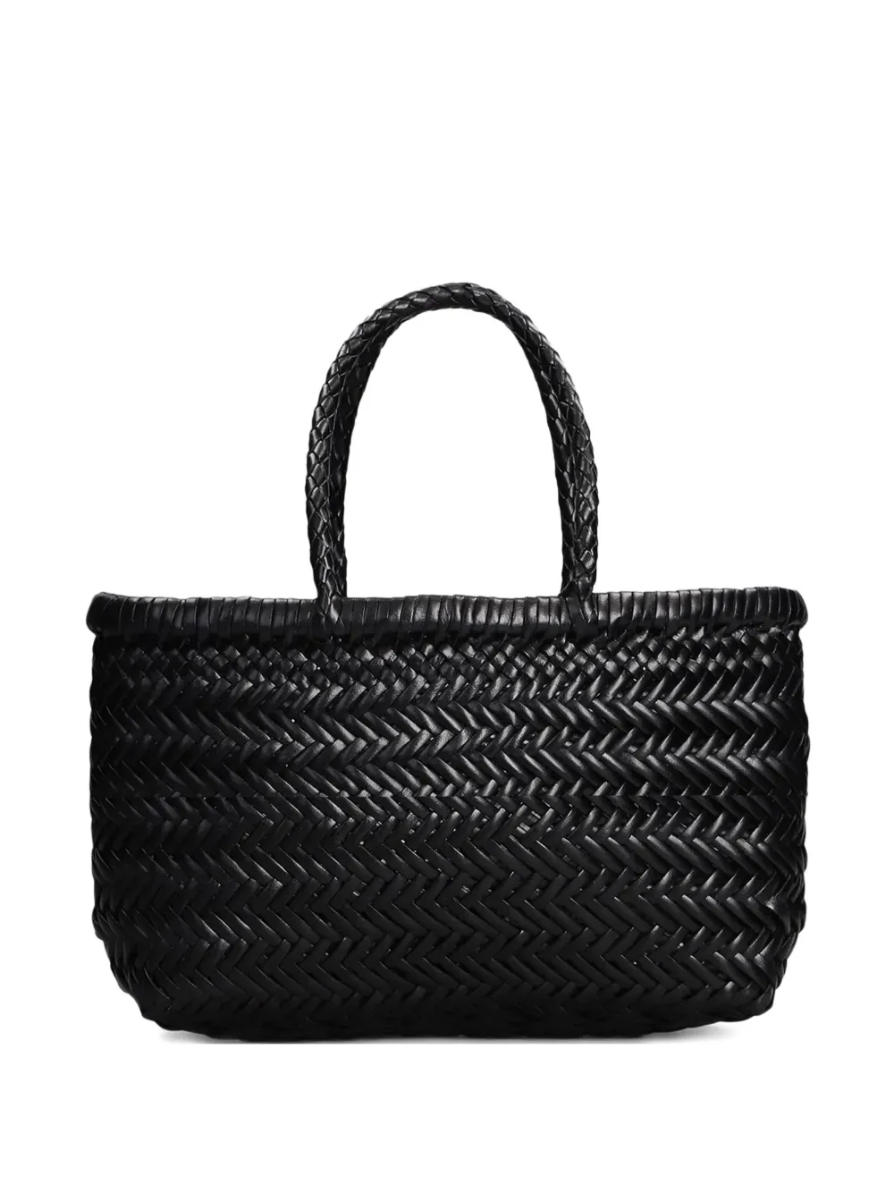 DRAGON DIFFUSION mini Flat Gora black tote bag - Nero