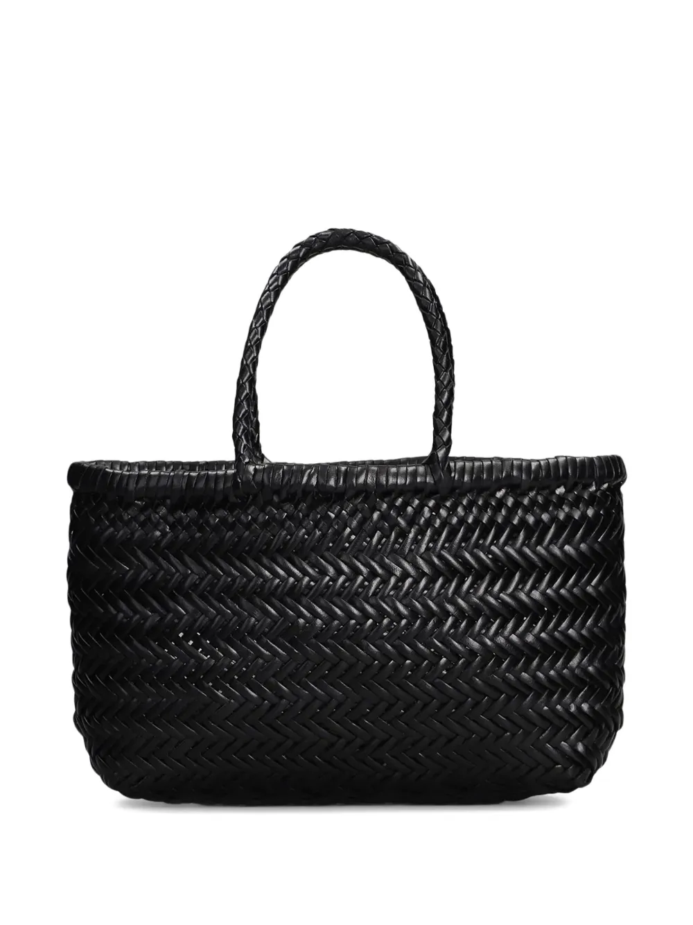DRAGON DIFFUSION mini Flat Gora black tote bag - Zwart