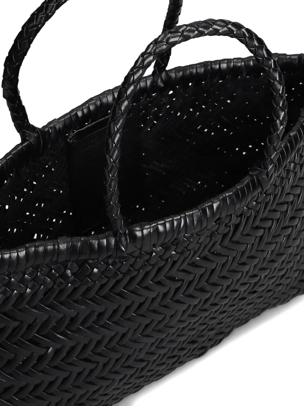 Mini Flat Gora Black Tote Bag