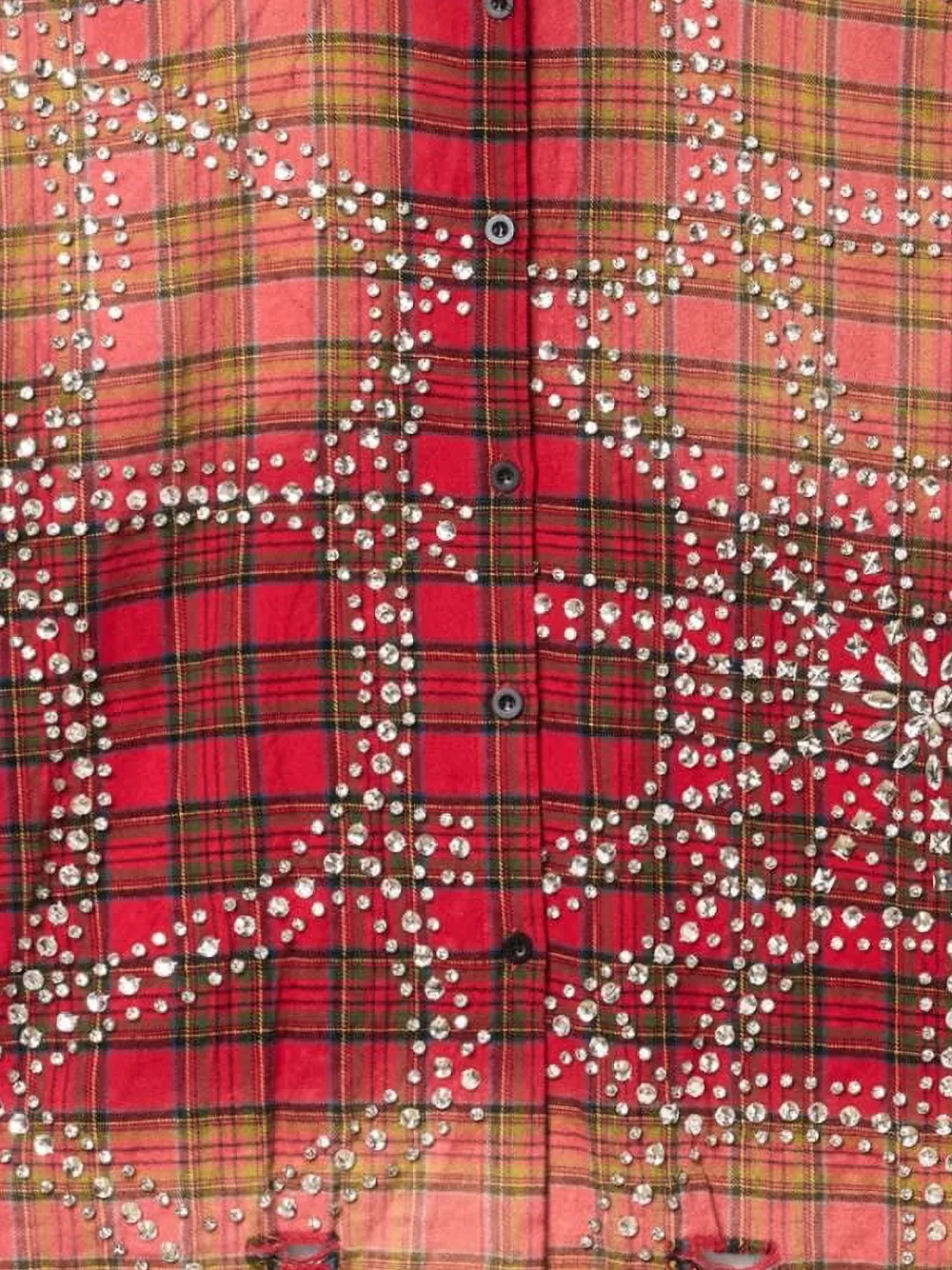 Vale embellished shirt - Rood