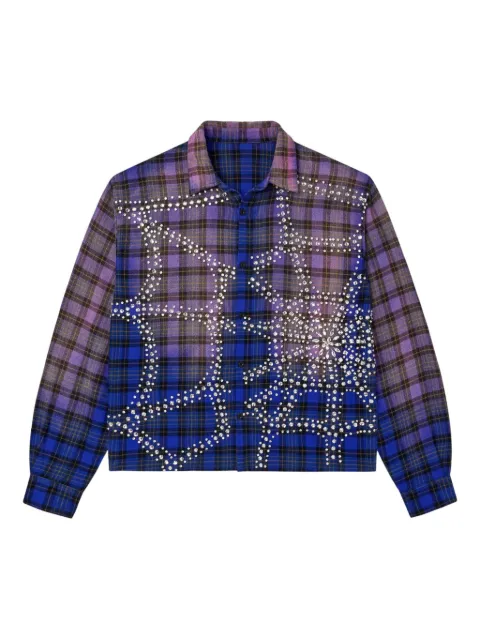 Vale Inferno flannel embellished shirt