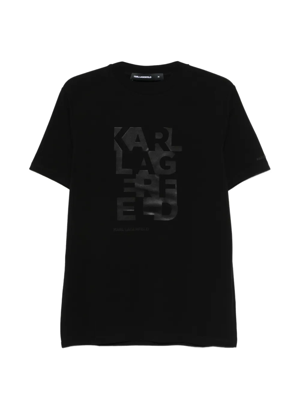 Karl Lagerfeld T-shirt con logo - Nero