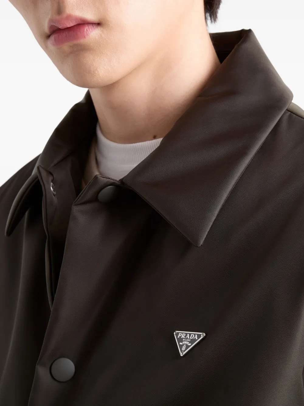 Prada Jack met triangel-logo Groen