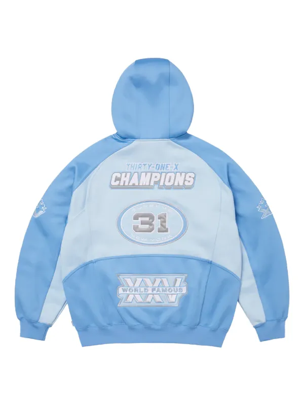 Supreme Football ジップ パーカー | ブルー | FARFETCH JP