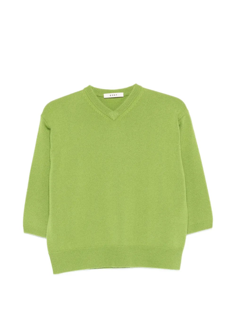 6397 V-neck sweater - Verde