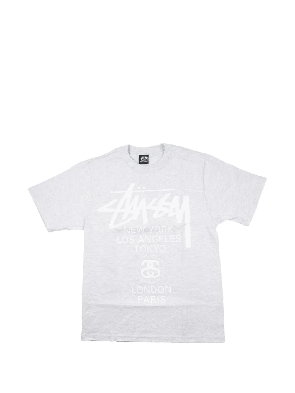 Stüssy World Tour T-shirt - Grigio