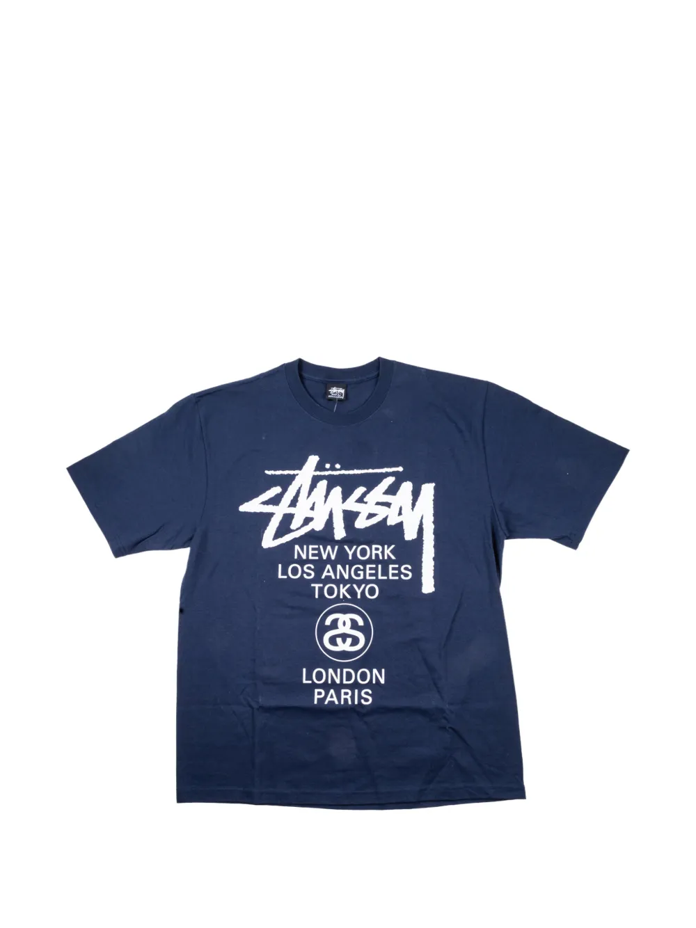 Stüssy World Tour T-shirt - Blu