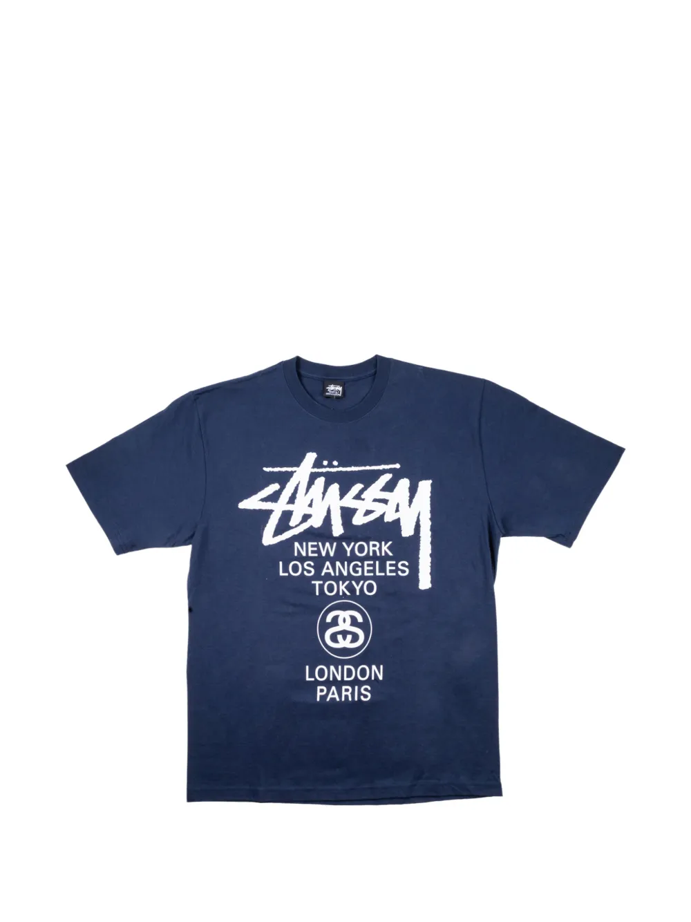 Stüssy World Tour T-shirt - Blu