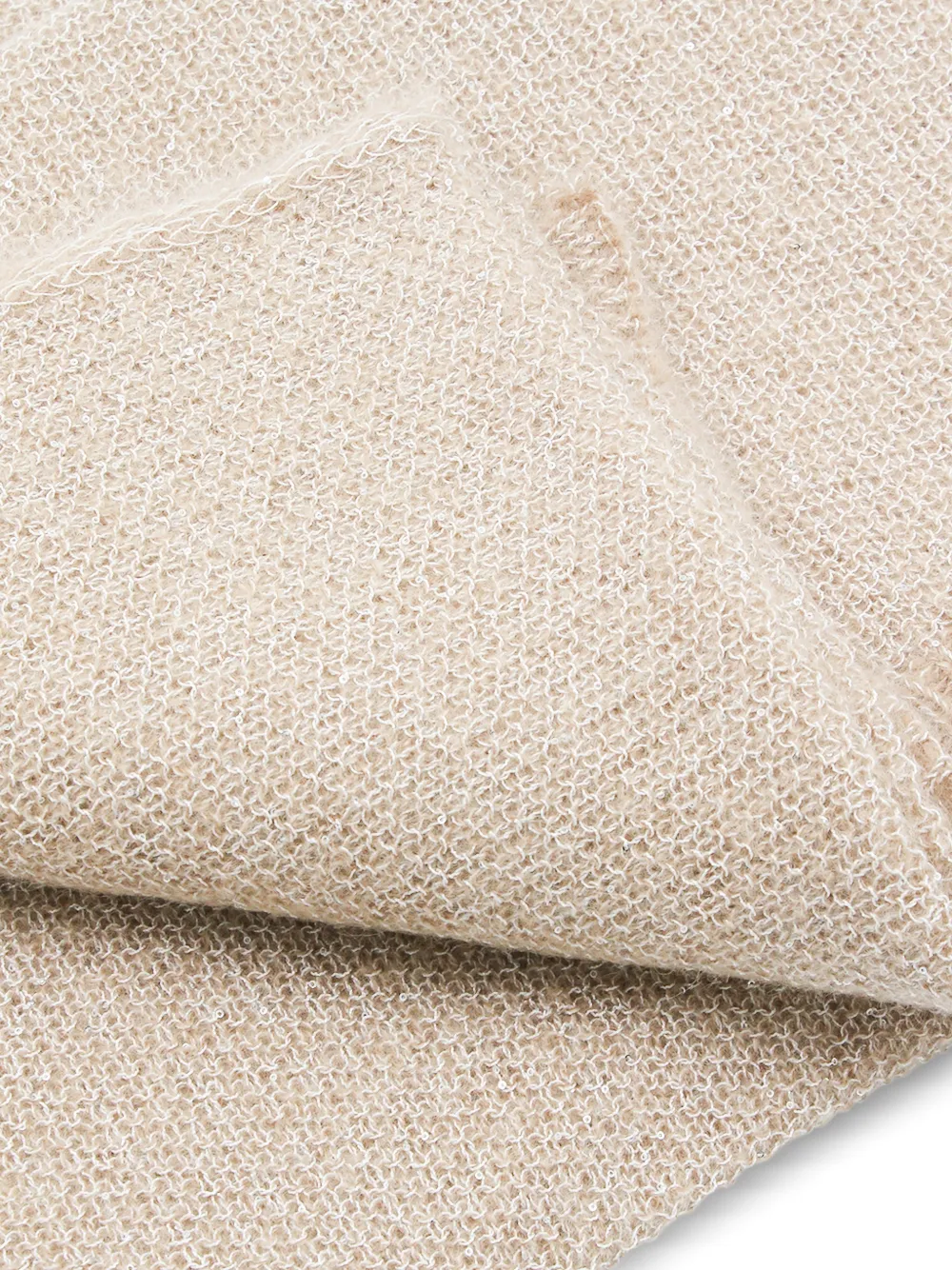 Fabiana Filippi knitted scarf - Beige