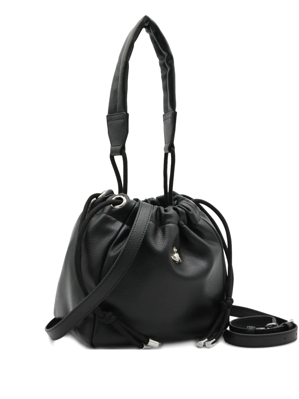 Vivienne Westwood Orb drawstring shoulder bag - Nero
