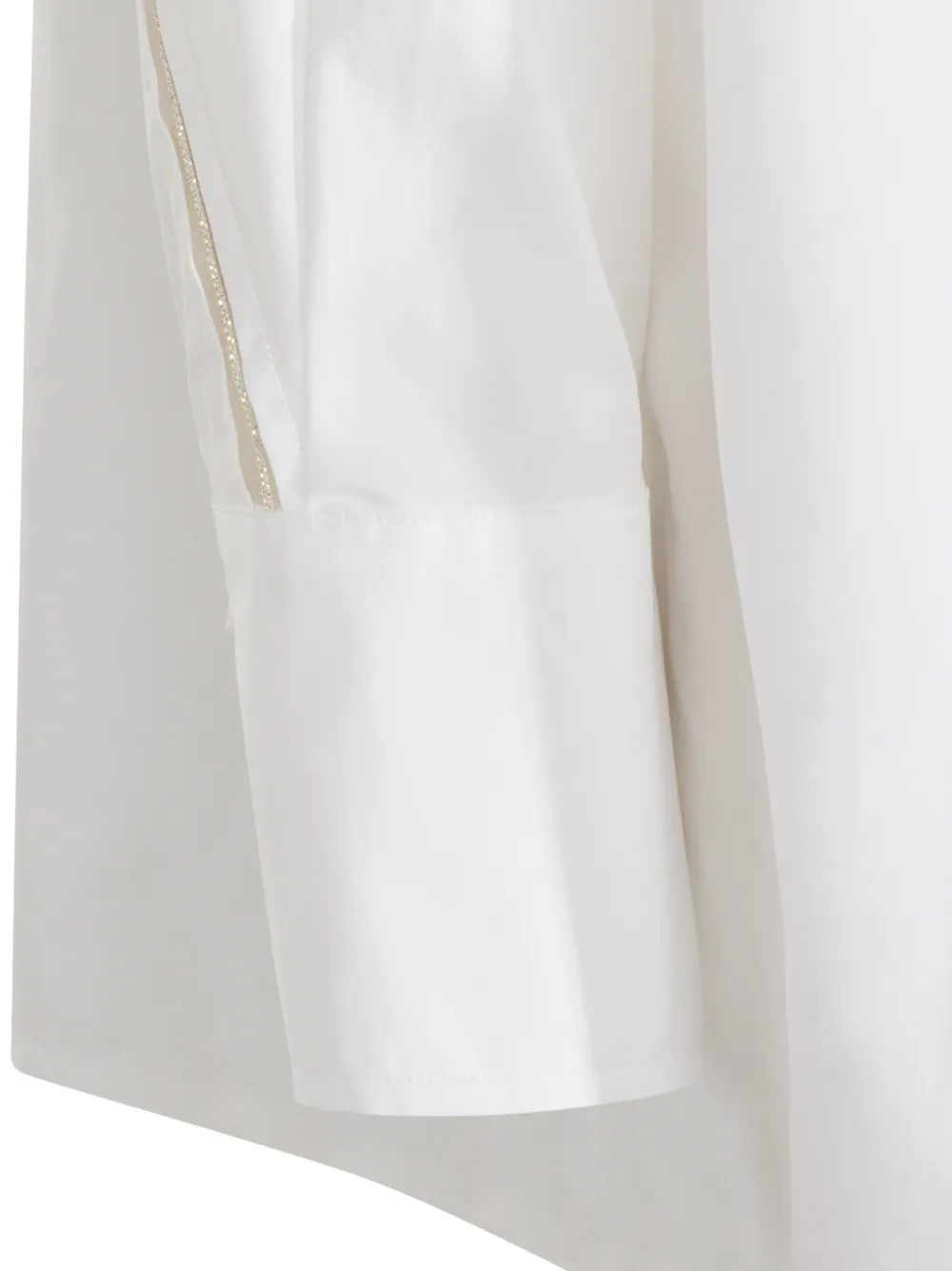 Fabiana Filippi blouse met lange mouwen Wit