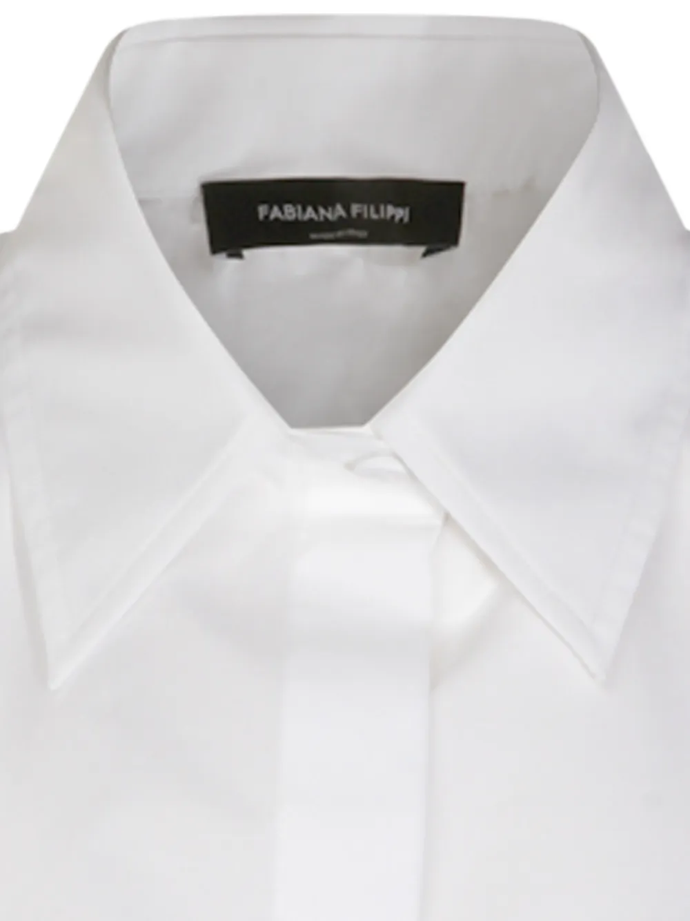 Fabiana Filippi blouse met lange mouwen Wit