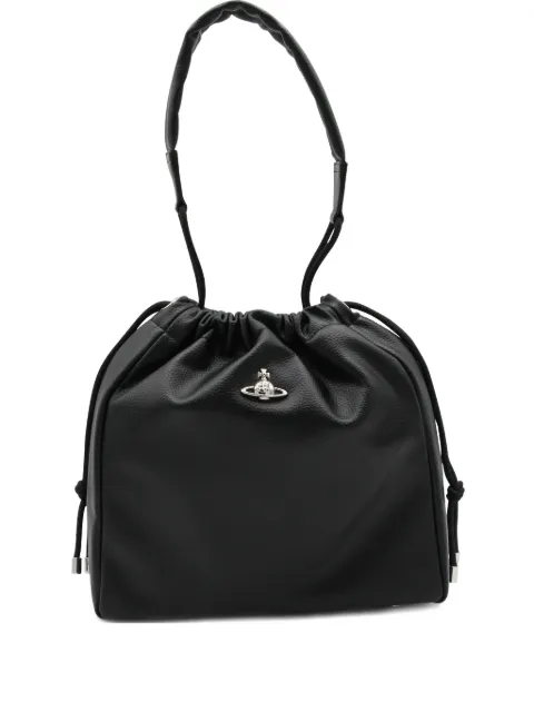 Vivienne Westwood orb-plaque drawstring shoulder bag