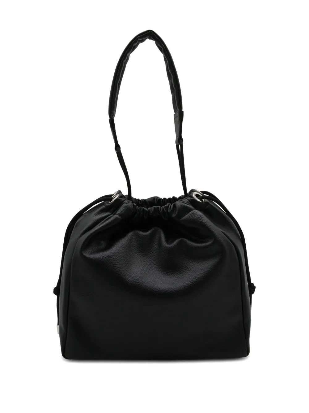 Vivienne Westwood orb-plaque drawstring shoulder bag - Zwart