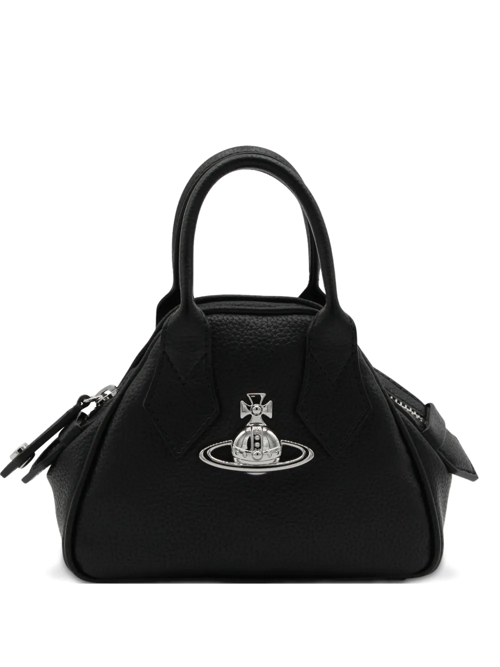 Vivienne Westwood orb-plaque top-handles bag - Nero