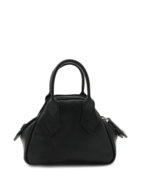 H21 Vivienne Westwood ビジネスバッグ　ブラック　チャーム付 Vivienne Westwood Yasmine ハンドバッグ ミニ | ブラック | FARFETCH JP