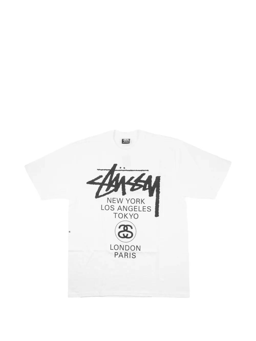 Stüssy short-sleeve crew-neck T-shirt - Bianco