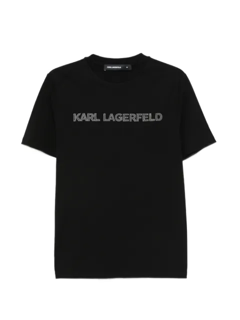 Karl Lagerfeld logo-motif T-shirt