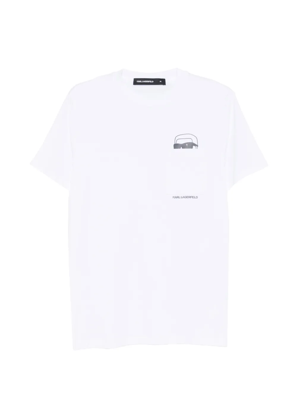 Karl Lagerfeld T-shirt con logo - Bianco