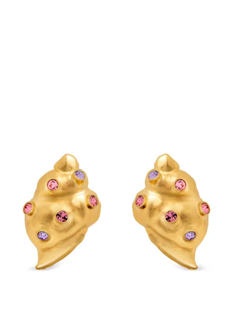 Oscar de la Renta embellished earrings