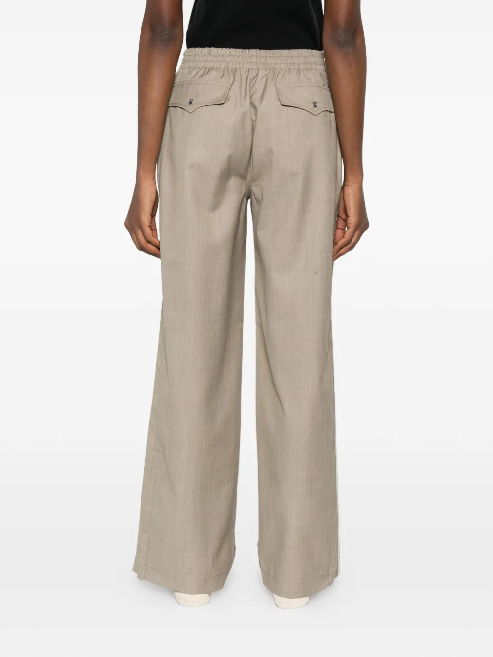 6397 Broek met zijstreep Beige