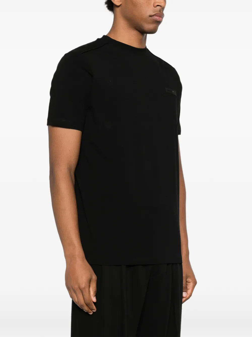 Karl Lagerfeld T-shirt met logopatroon Zwart