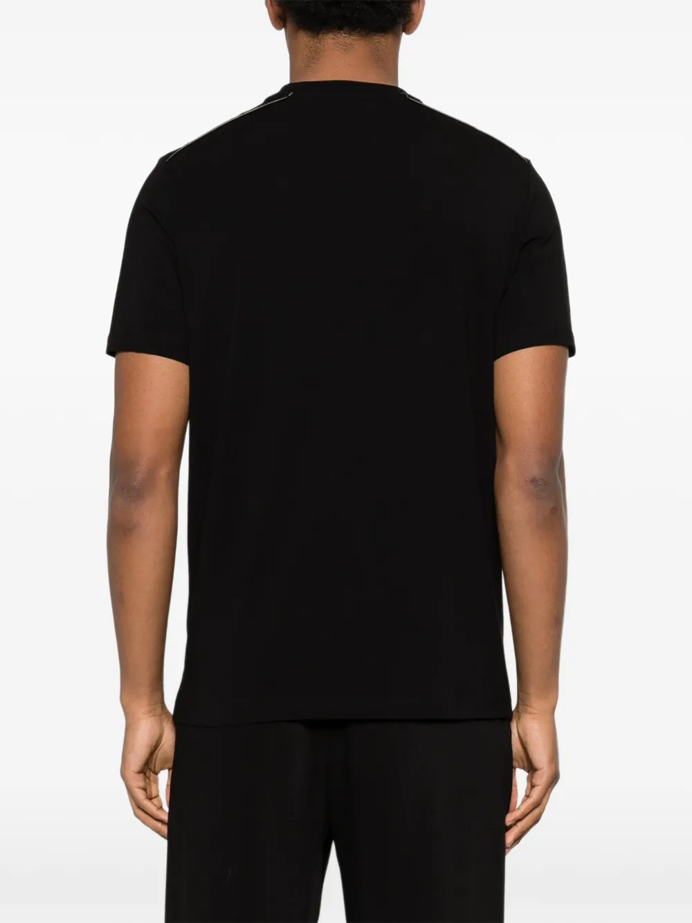 Karl Lagerfeld T-shirt met logopatroon Zwart