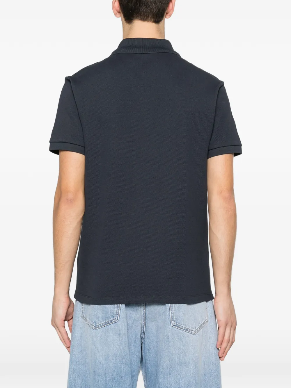 Balmain Poloshirt met logo Blauw