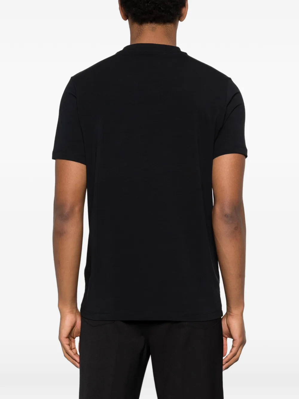 Karl Lagerfeld T-shirt met logo-reliëf Blauw