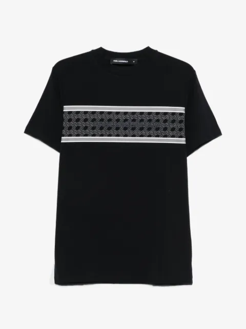 Karl Lagerfeld logo-embossed T-shirt