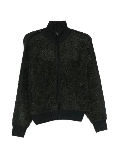 6397 zip shoulder panel sweater