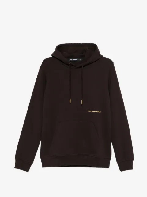 Karl Lagerfeld logo-print hoodie