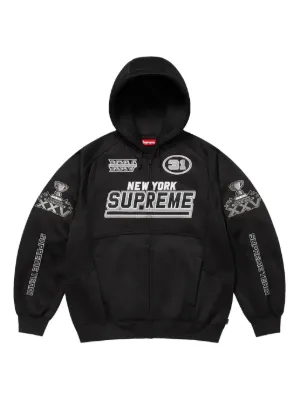 Supreme Stars Studded Hoodie | Blue | FARFETCH UK