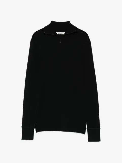6397 zip-up collar sweater