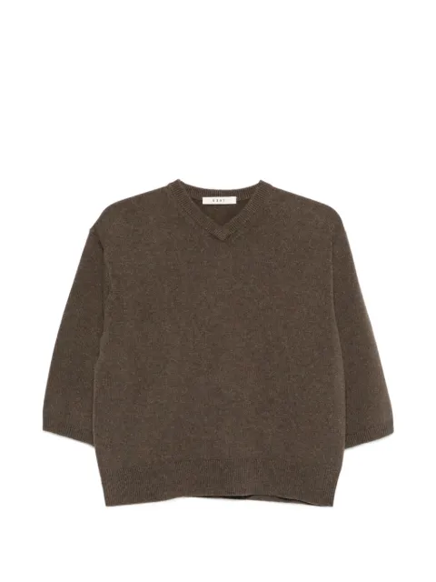 6397 V-neck short-sleeve sweater