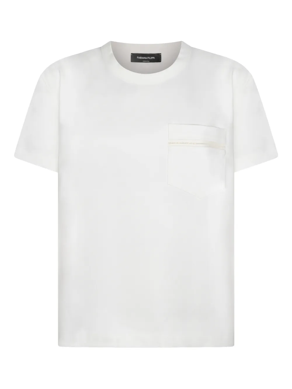 Fabiana Filippi chest-pocket T-shirt - Bianco