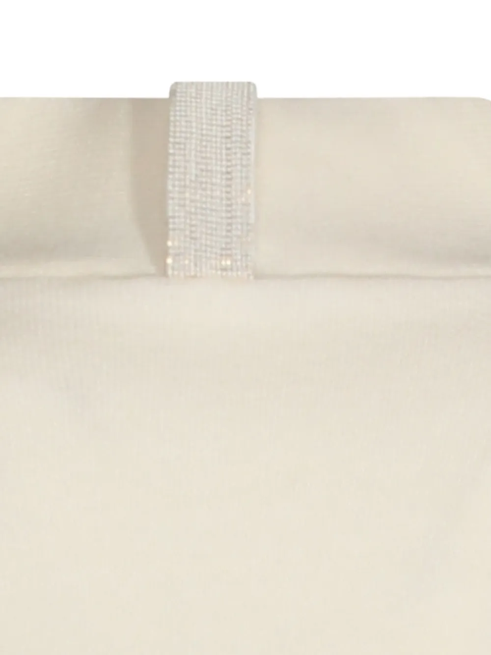 Fabiana Filippi Vest met lange mouwen en rits Beige