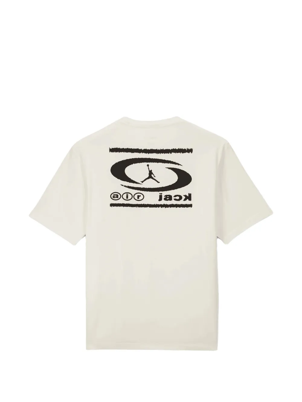 Jordan x Travis Scott T-shirt met grafische print Beige