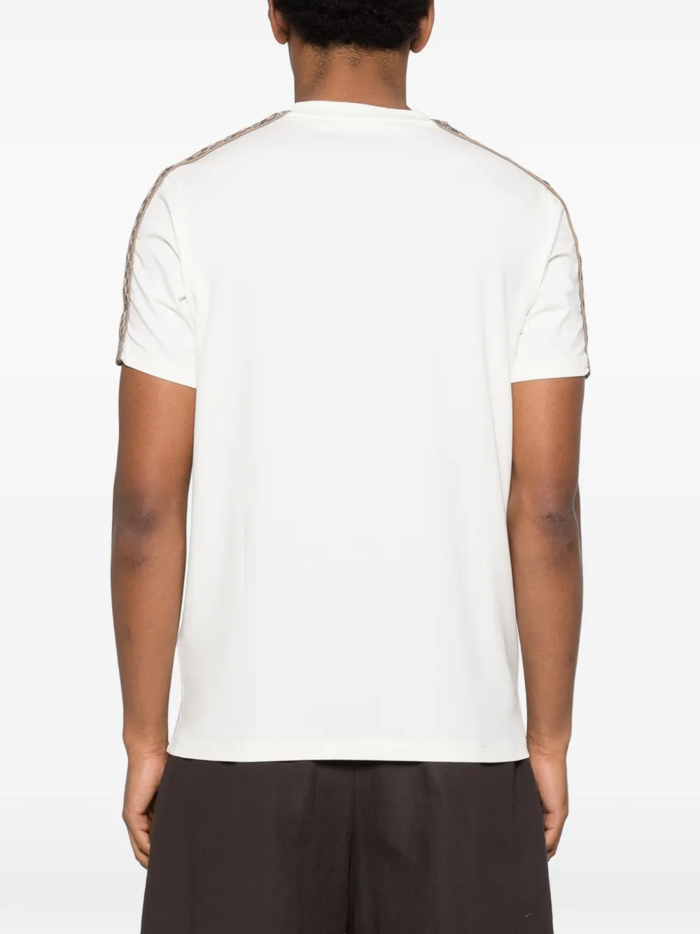Karl Lagerfeld T-shirt met logopatroon Wit